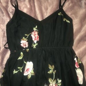 maxi dress-flower print.